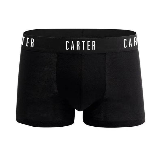 Classic Carter Cotton Stretch Boxer Brief - Black